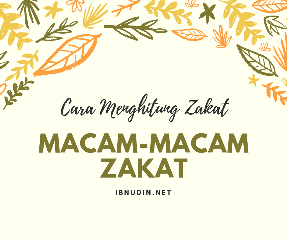 macam macam zakat